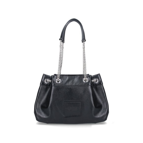 Marc Jacobs Textured Black Handbag With Dual Chain Handles - NWT - Picture 3 of 5